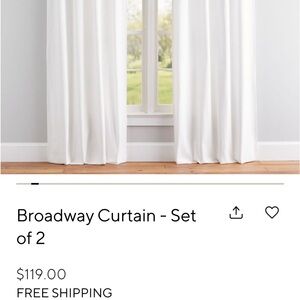 Pottery Barn Broadway Curtains